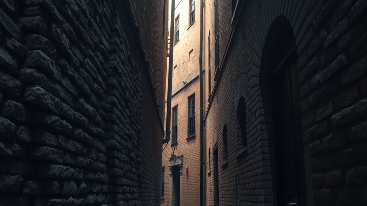 Passage pavé étroit et caché typique du Vieux-Lille